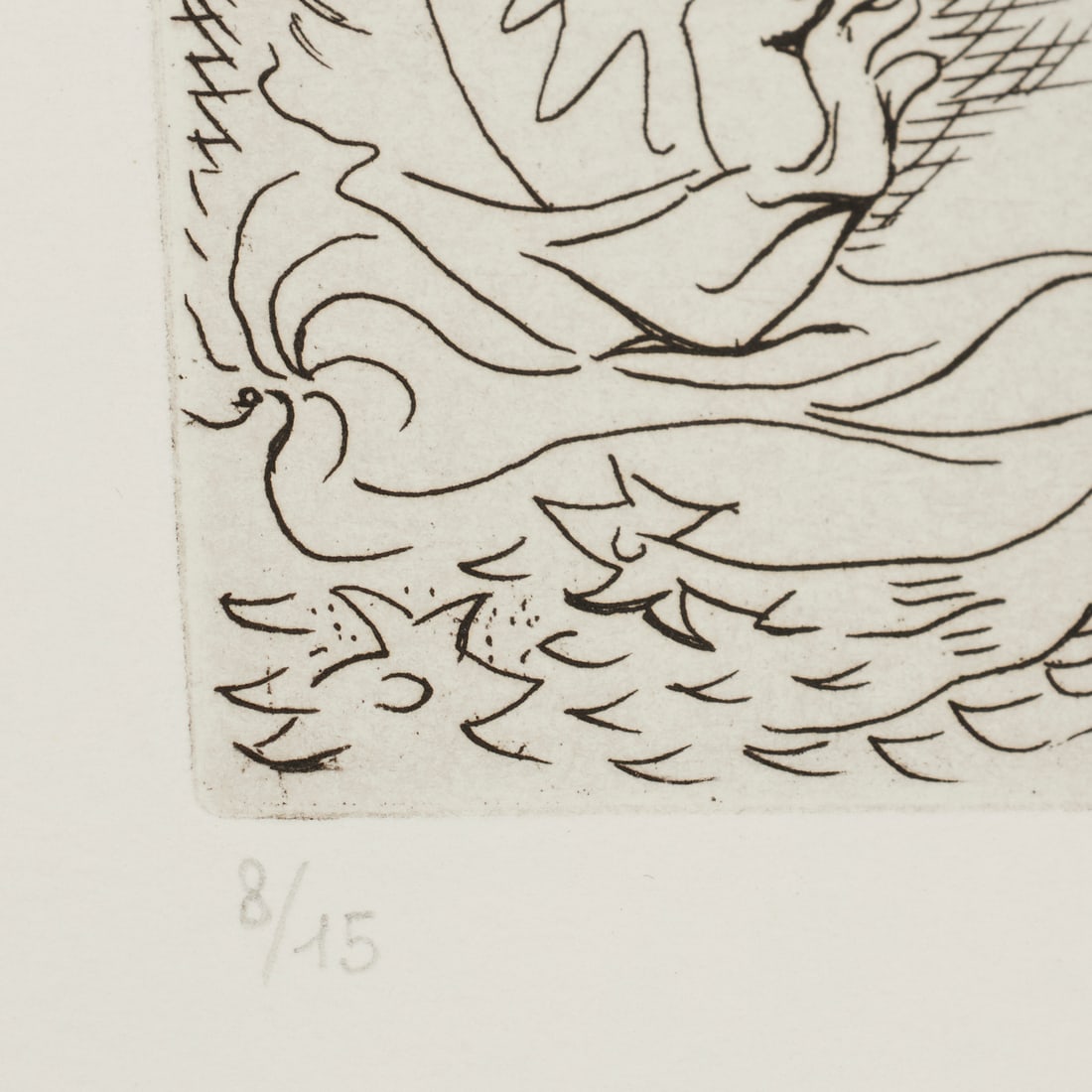 Andre Masson, signed etching - 4
