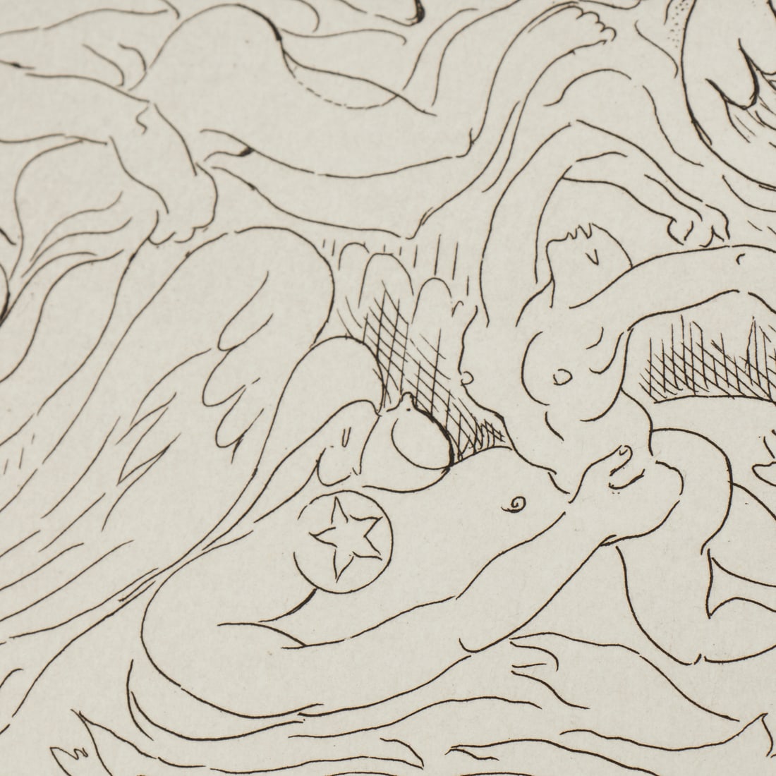 Andre Masson, signed etching - 5