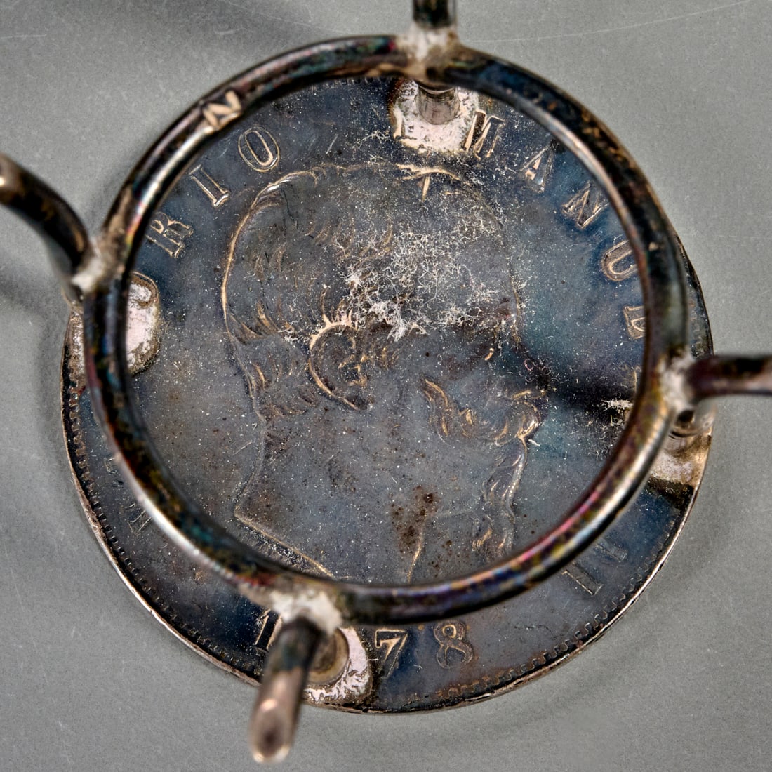 (6) Silver mounted & engraved table objects - 9