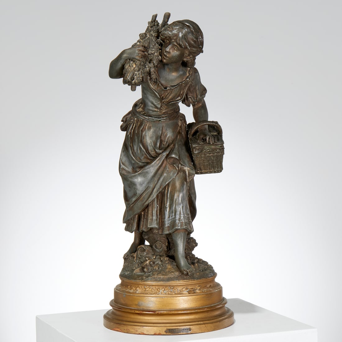 Auguste Moreau (after), spelter sculpture (1 of 7)