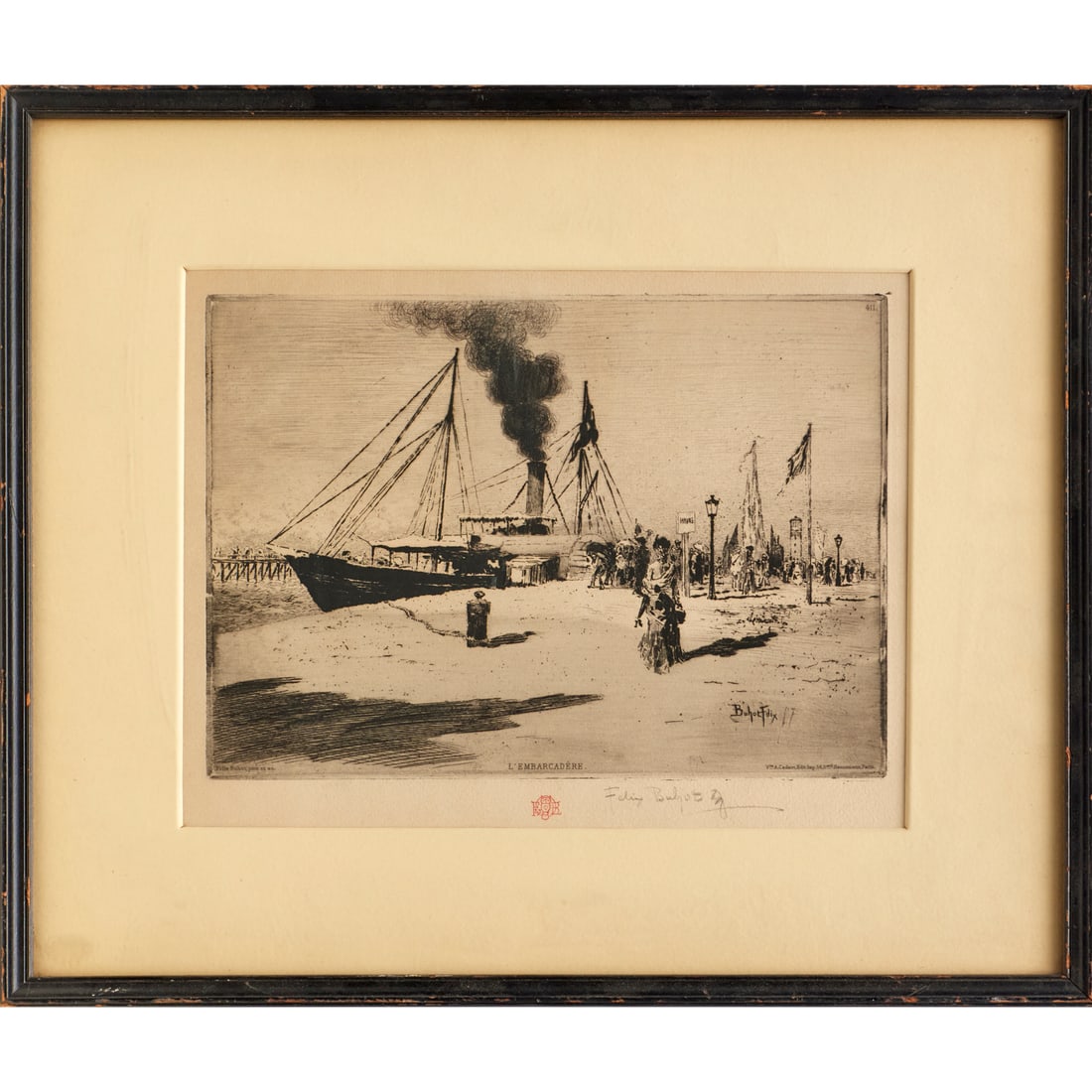 Felix Buhot (after), signed etching (1 of 7)