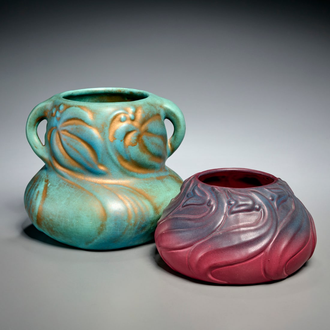 (2) Van Briggle art pottery vases (1 of 8)