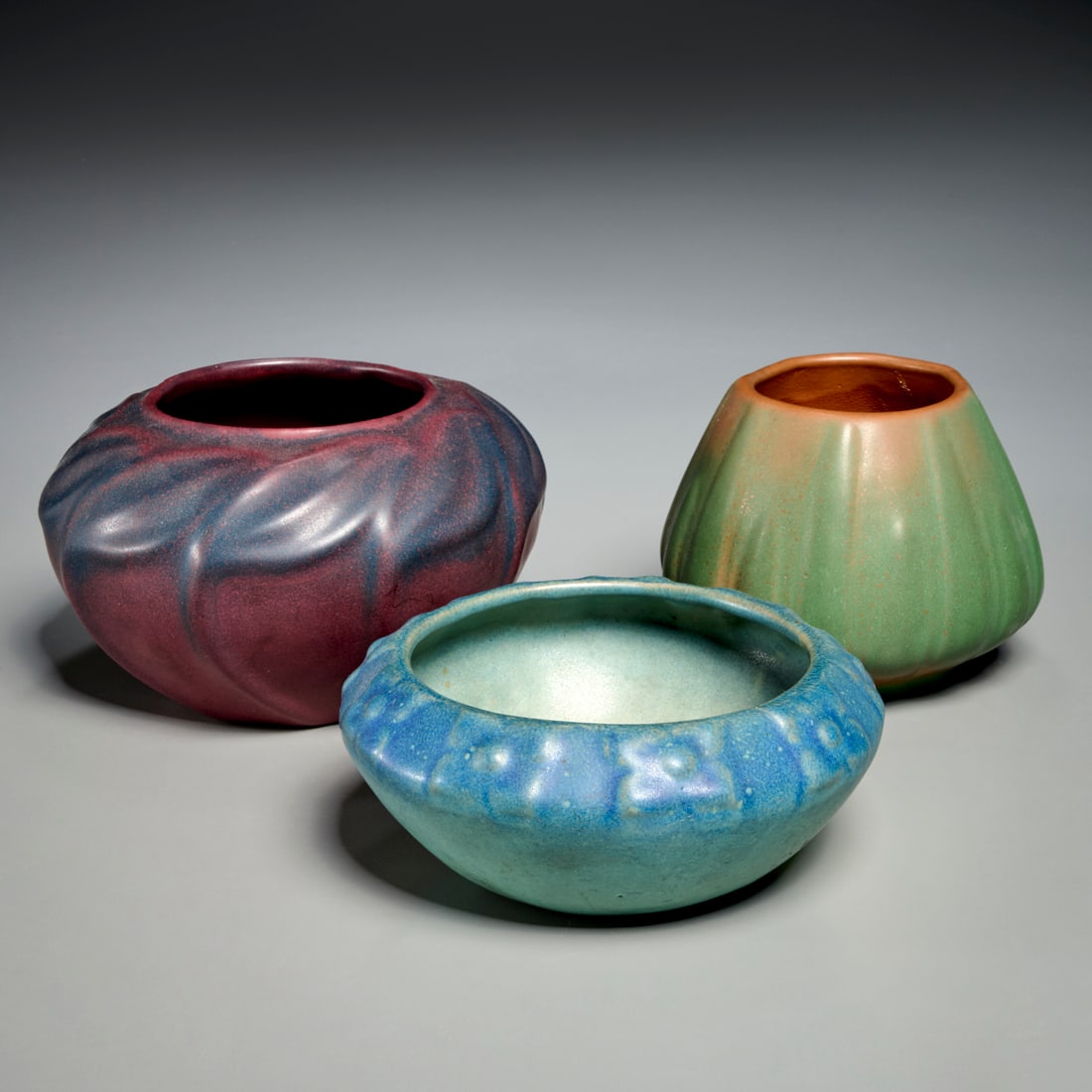 (3) Van Briggle art pottery vases (1 of 7)
