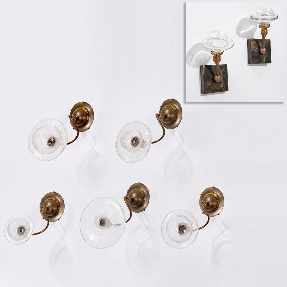 Harry Anderson, (7) wall sconces (1 of 10)
