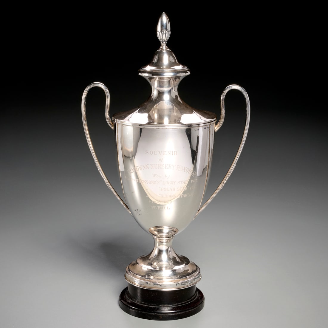 Large silver loving cup, mark of Luen-Wo, c. 1919 (1 of 9)