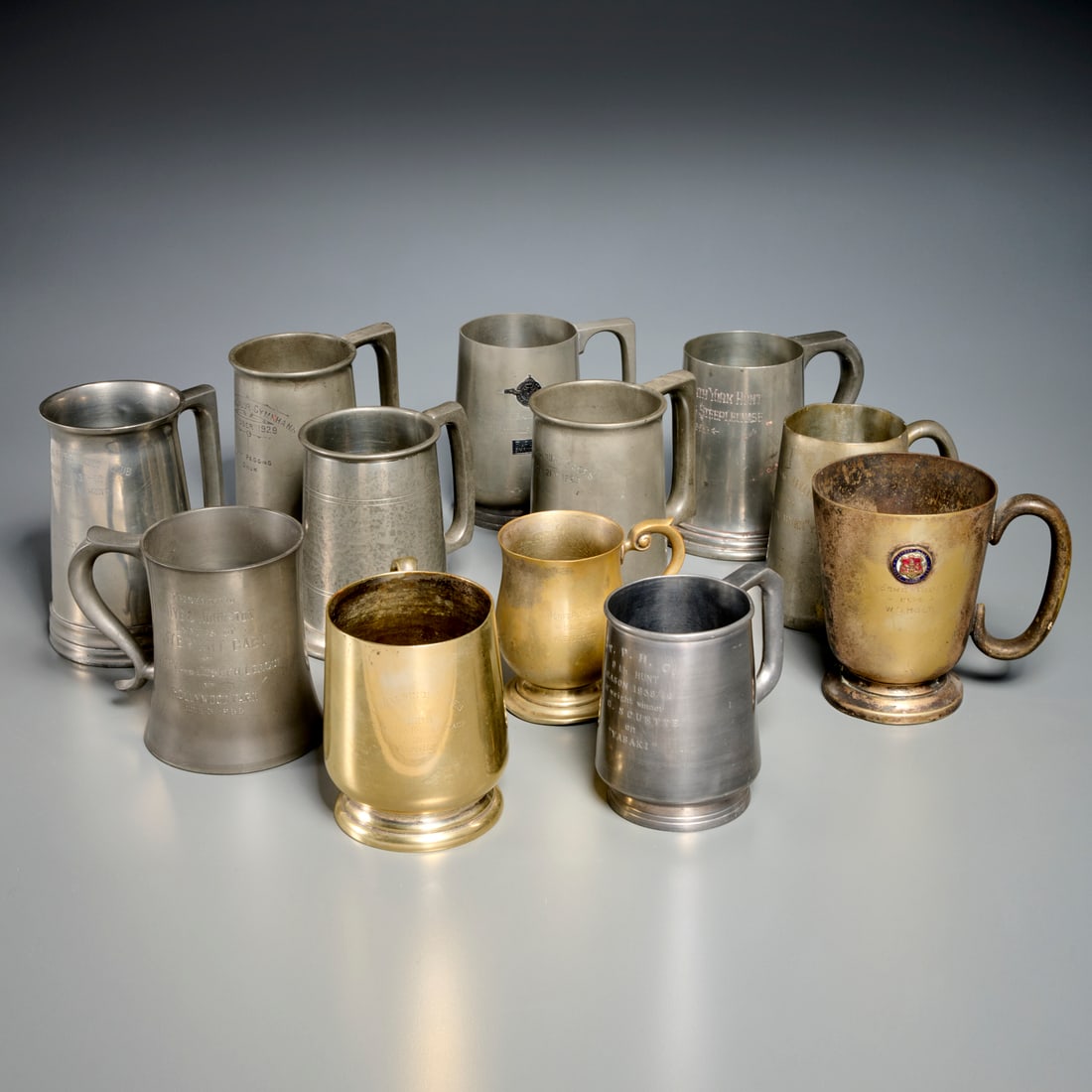 Collection (12) tankard trophies (1 of 10)