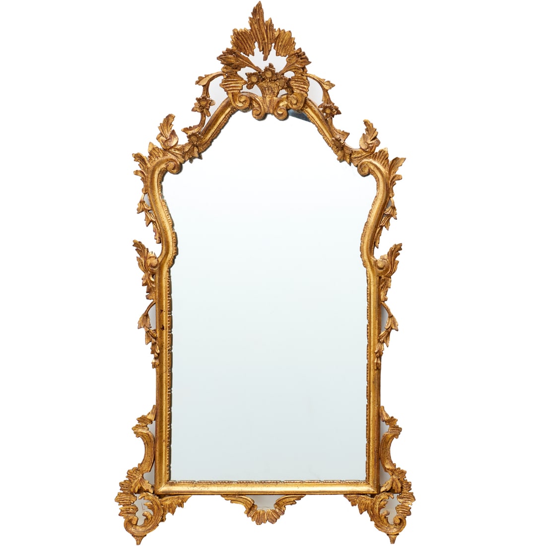 Italian Rococo style carved and giltwood mirror (1 of 7)