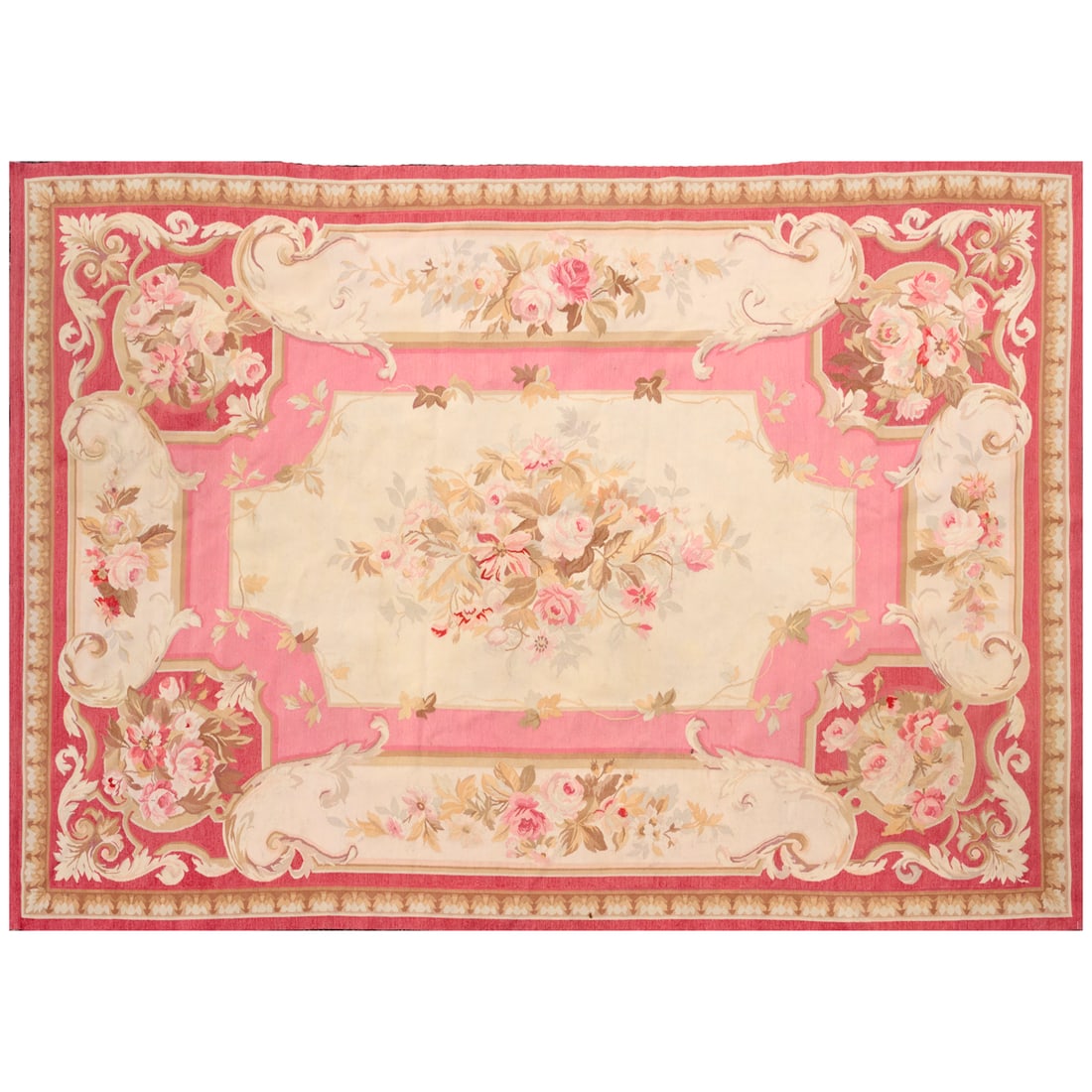 Aubusson style carpet (1 of 4)