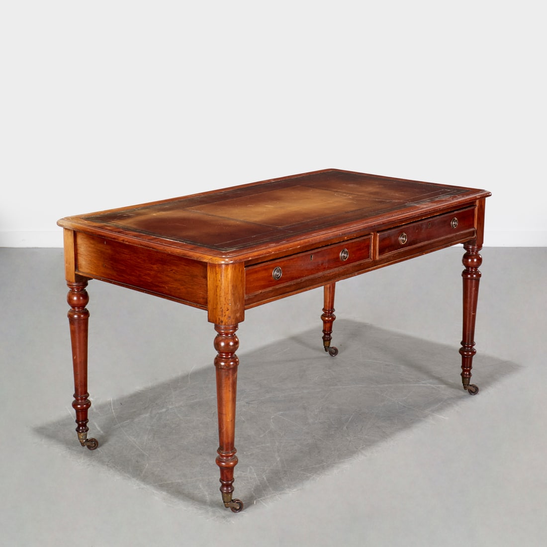 Victorian mahogany writing table (1 of 7)