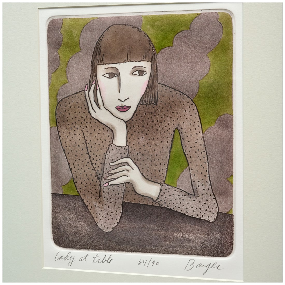 Peter Barger, color etching - 2