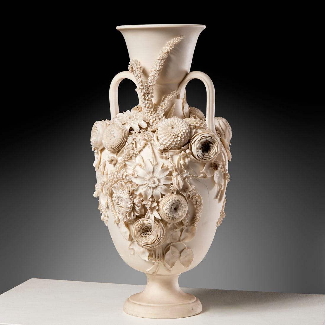 Samuel Alcock, large high relief Parian urn (1 of 10)