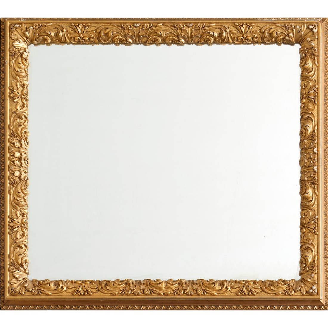 Large Victorian giltwood mirror (1 of 5)