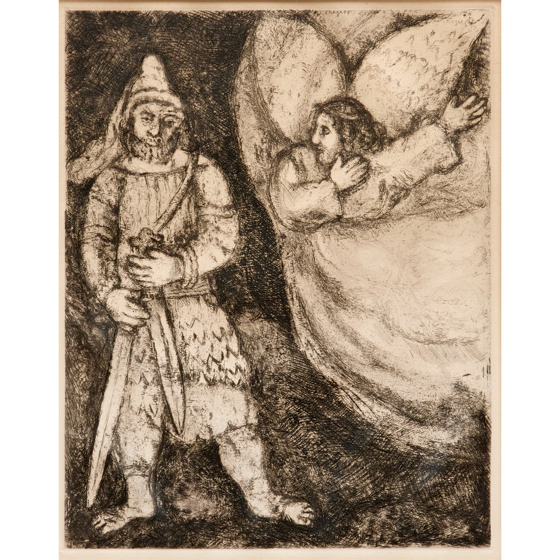 Marc Chagall, etching, 1956 - 2