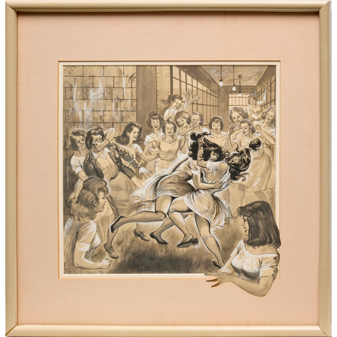 Original pulp men's magazine illustration (1 of 6)