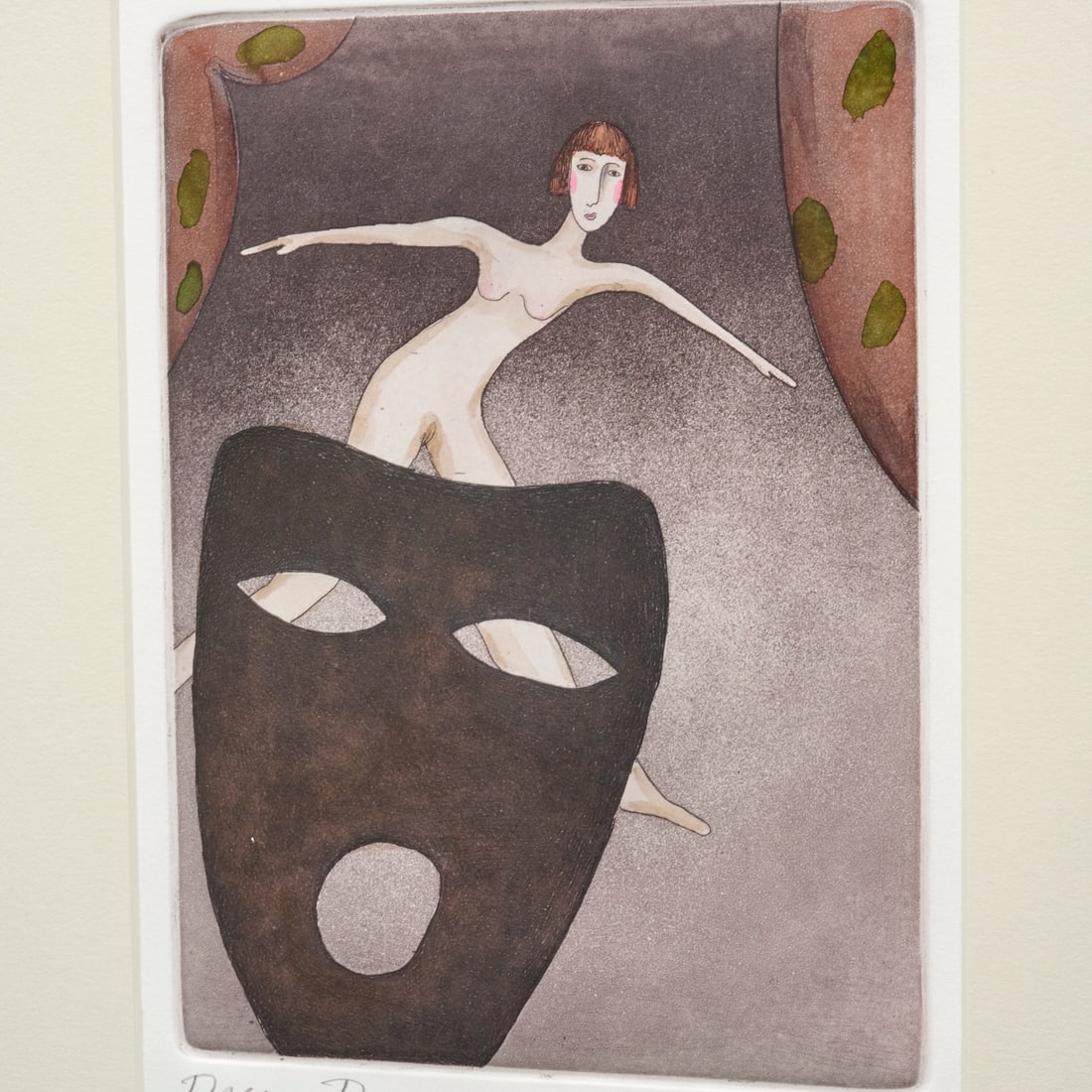 Peter Barger, color etching - 2