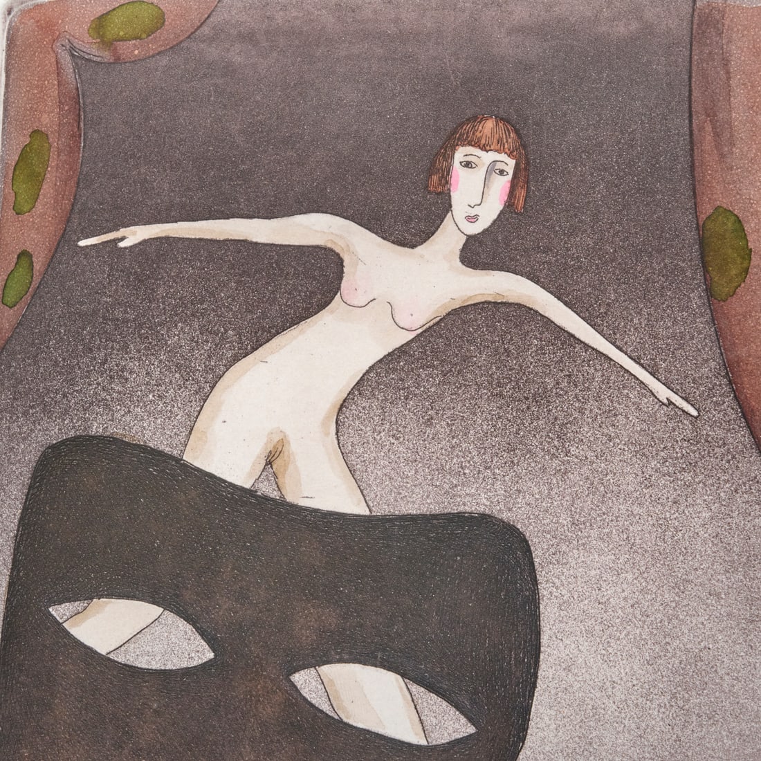 Peter Barger, color etching - 3