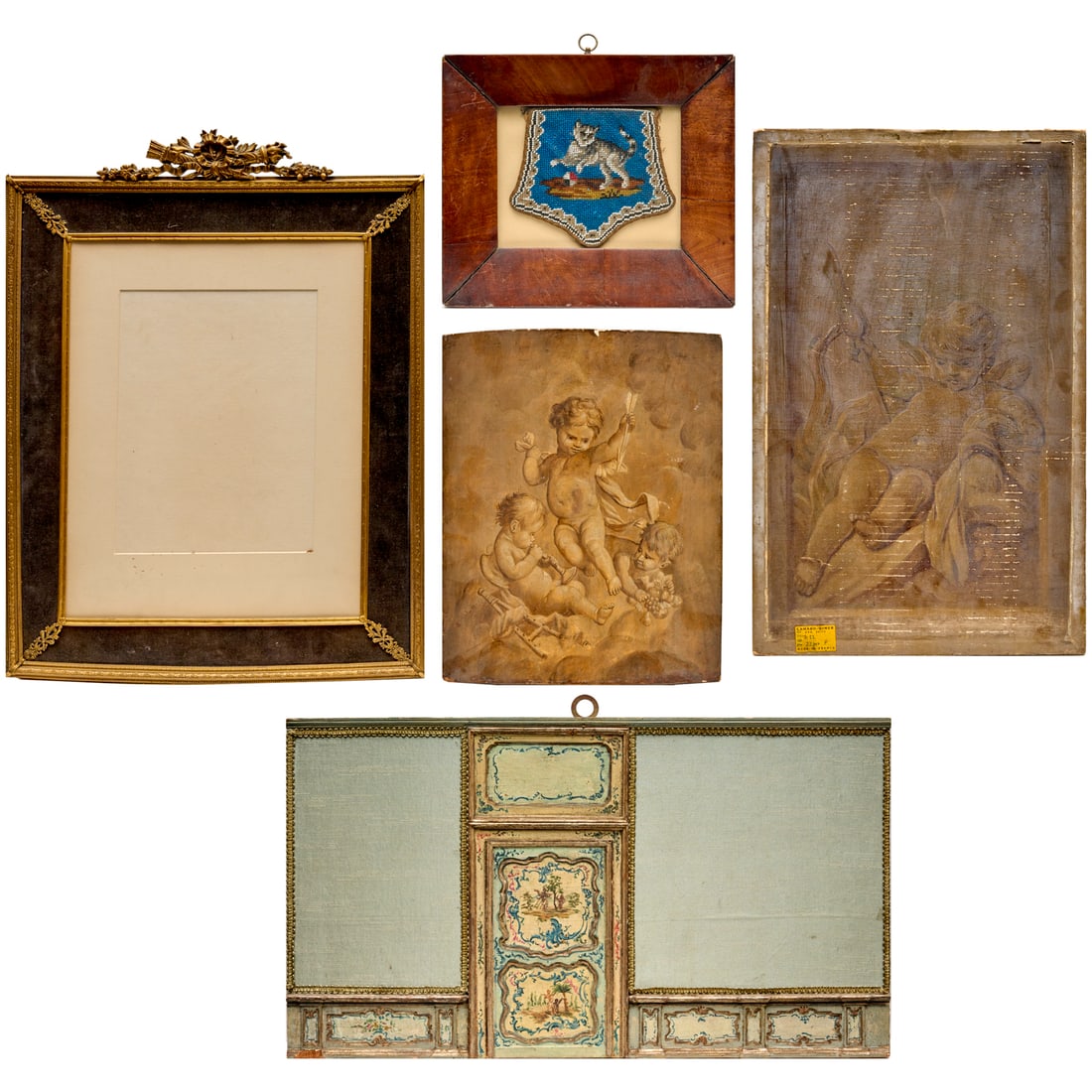 Group assorted Continental wall decorations (1 of 10)