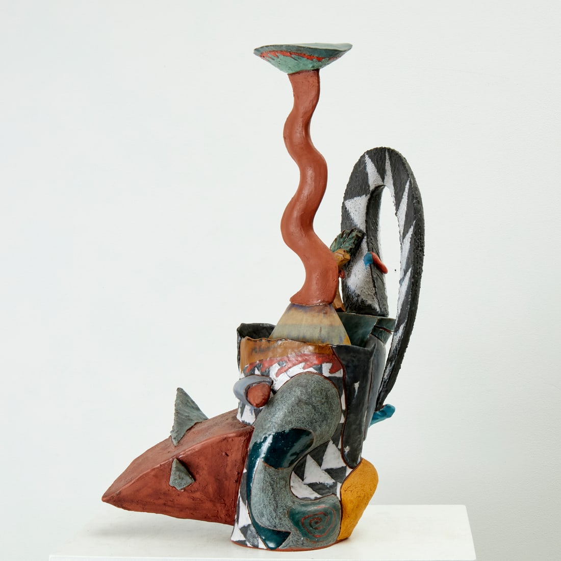 John Rohlfing, large glazed ceramic sculpture (1 of 7)
