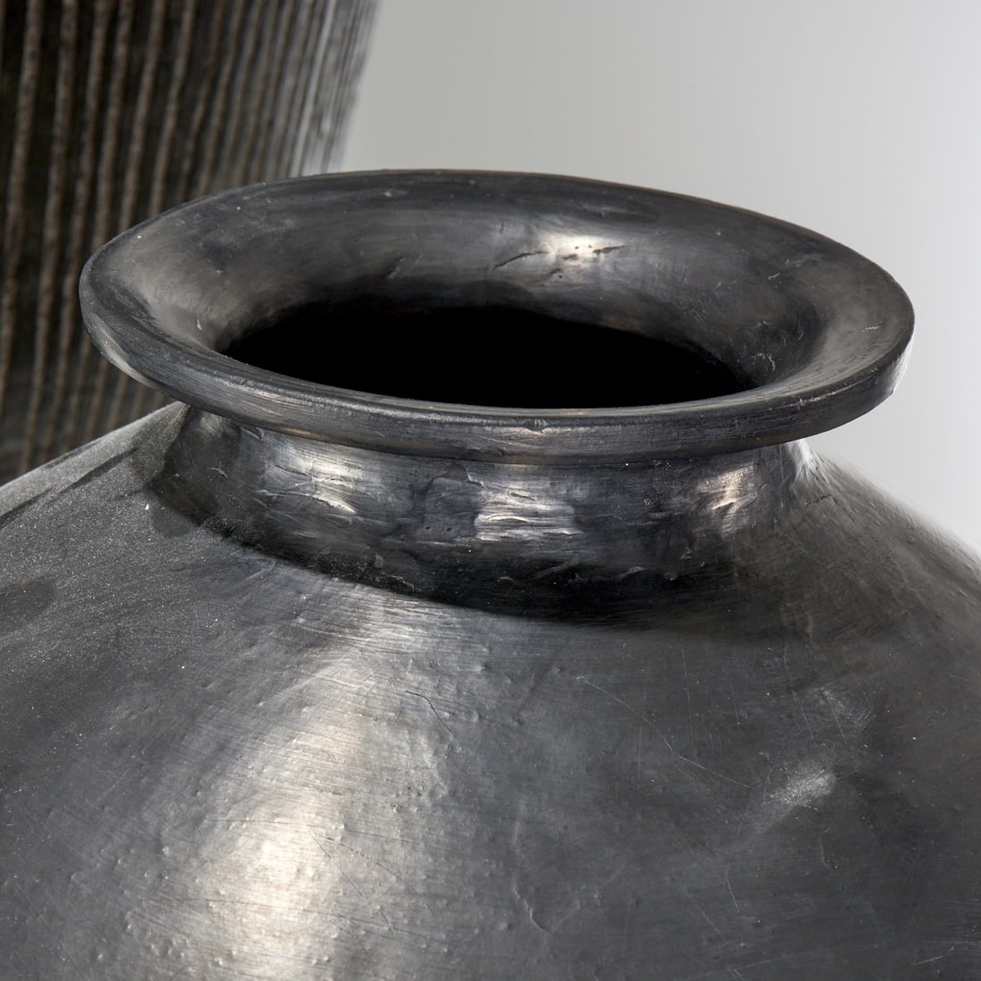 (2) Large blackware vessels - 2