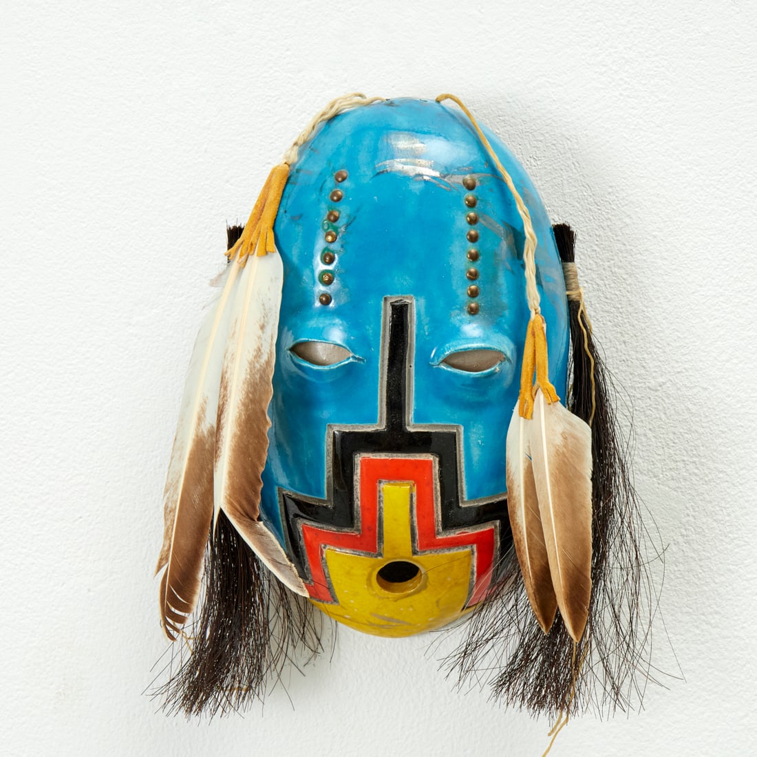 Austin Real Rider, pottery mask, 1992 (1 of 4)