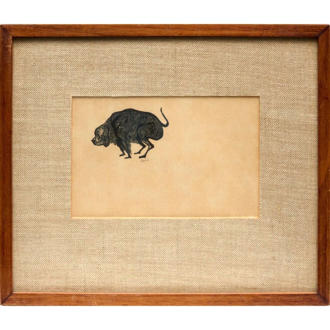 Leonard Baskin, wood engraving, signed (1 of 6)