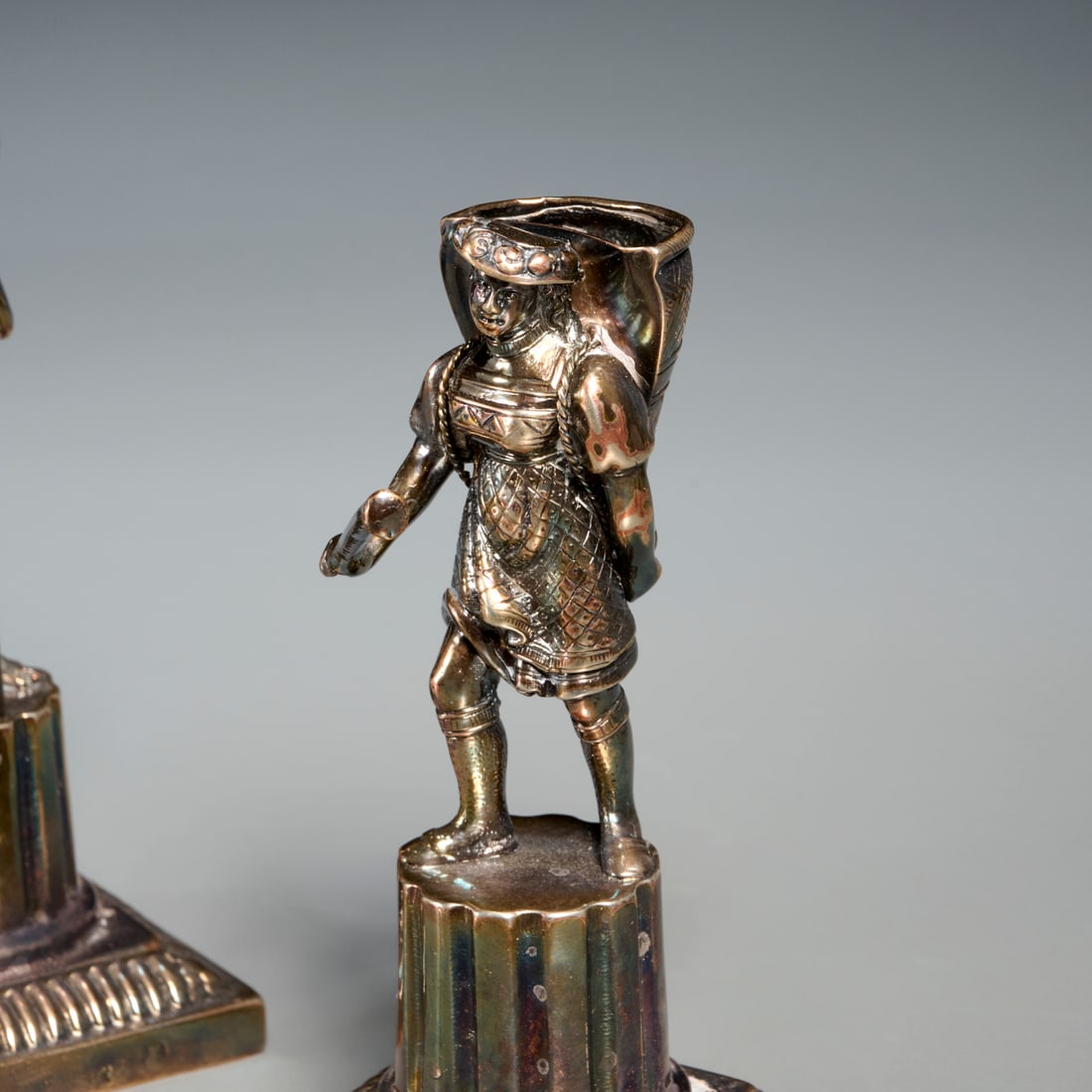 Group (6) silver tableware novelties - 3