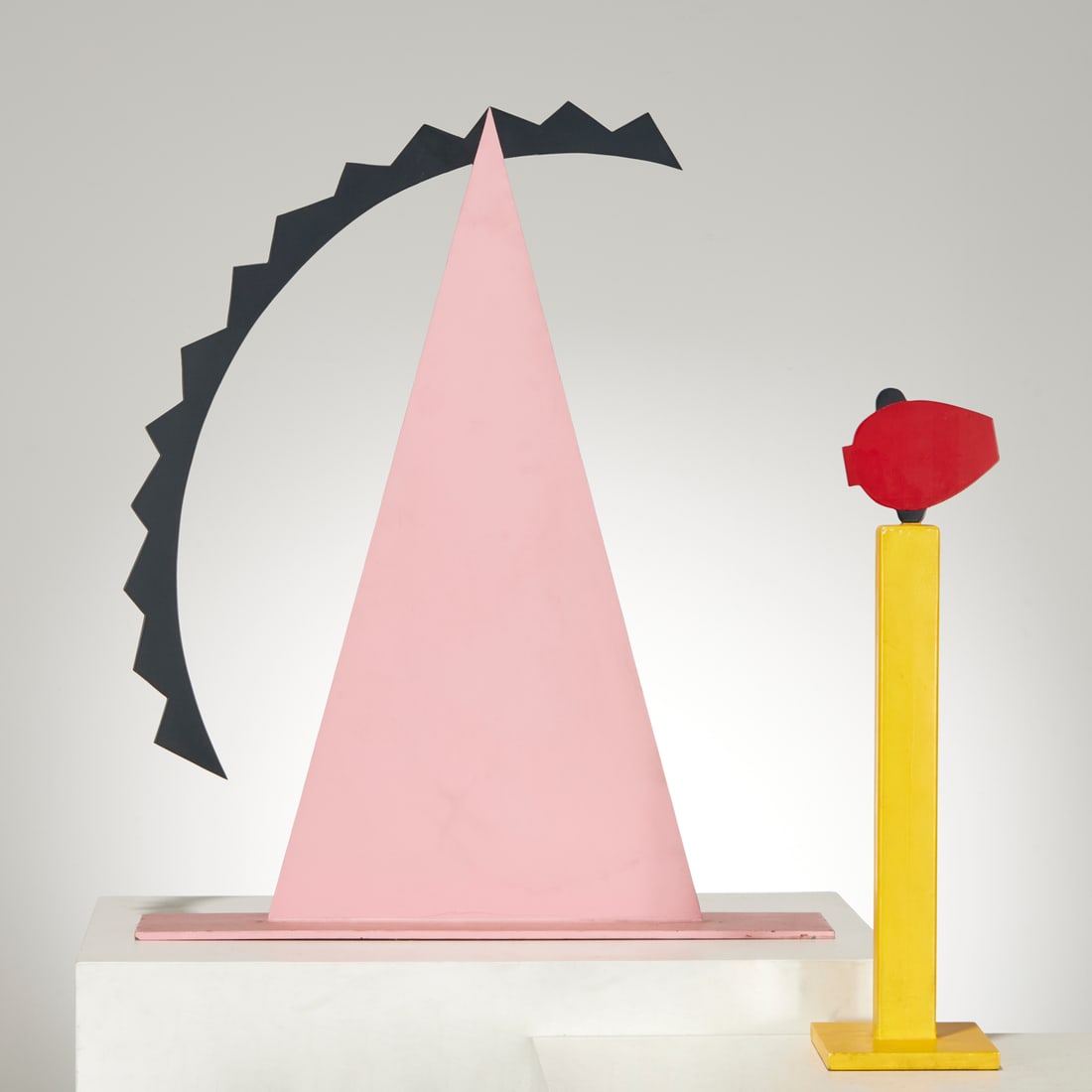 Harry Soviak, (2) large metal sculptures (1 of 6)