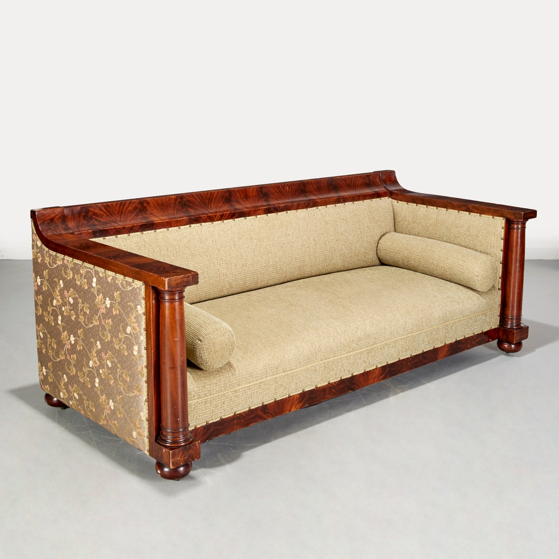 Empire figured mahogany sofa (1 of 7)