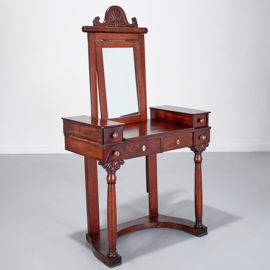 Continental Empire mahogany dressing table (1 of 6)