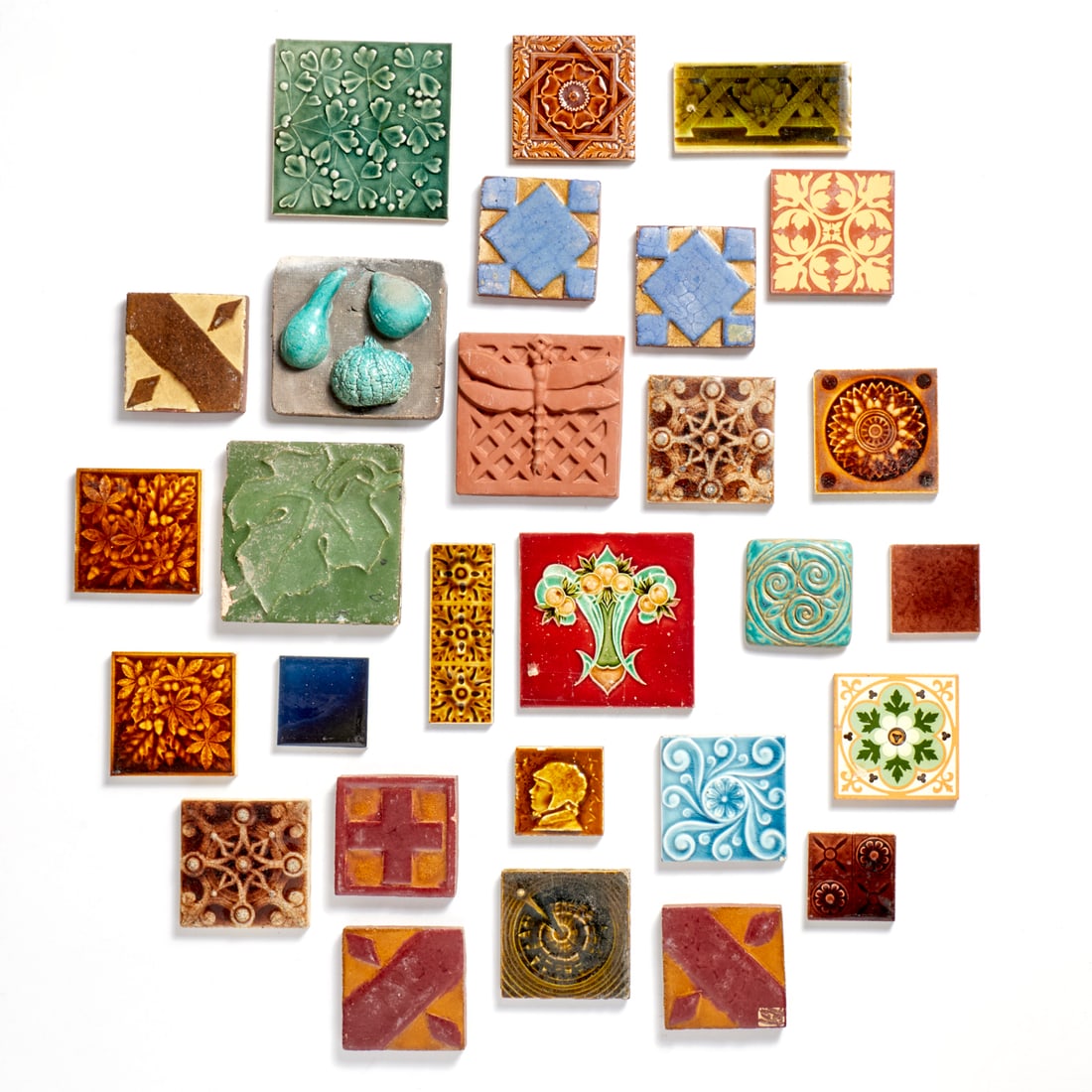 Art Pottery tile collection, Pewabic, Low, etc. (1 of 8)