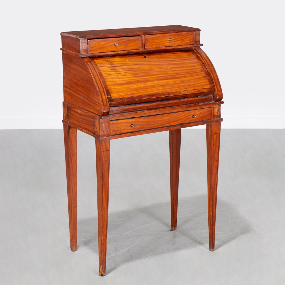 Antique George III style lady's cylinder desk (1 of 7)