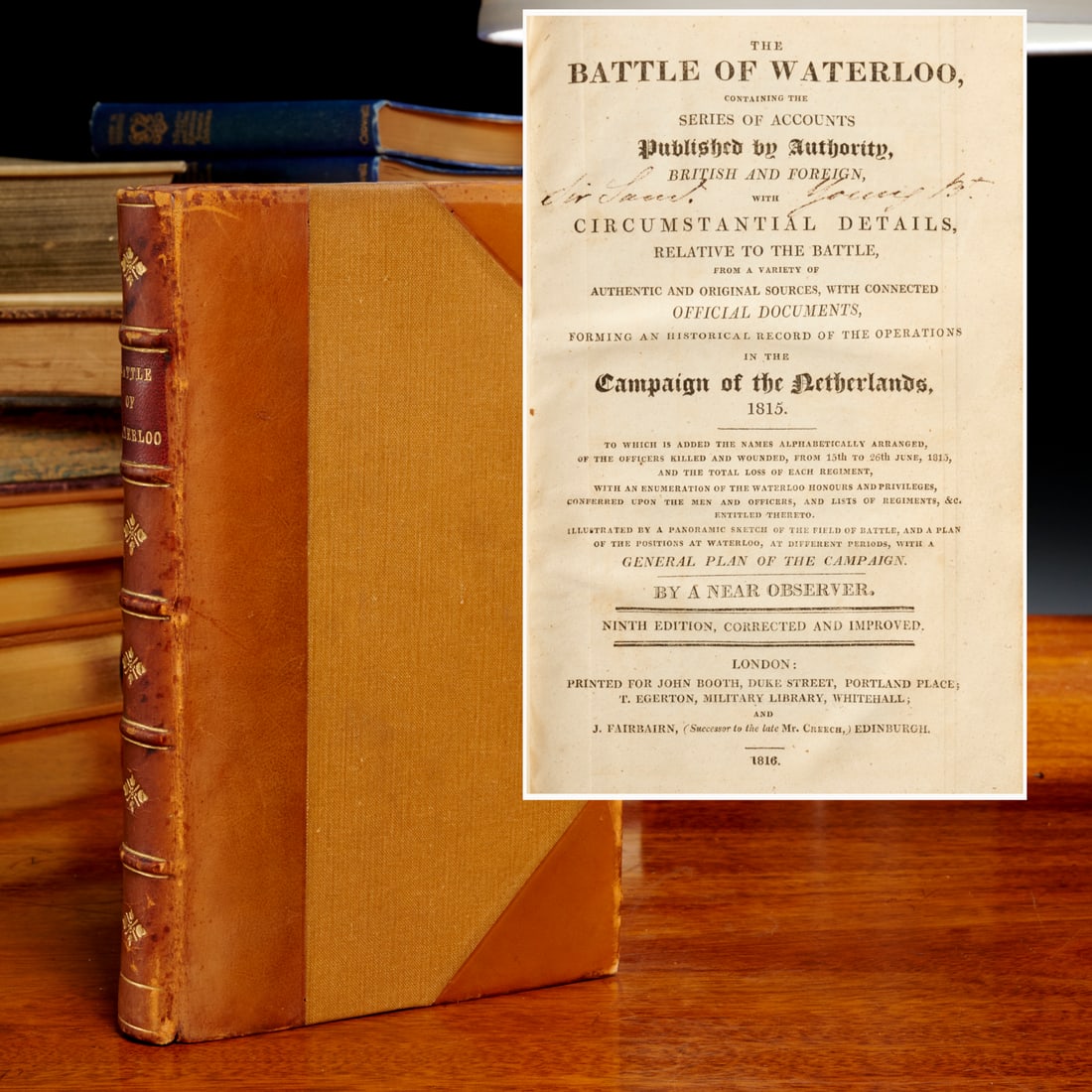 The Battle of Waterloo, 1816, with maps (1 of 6)