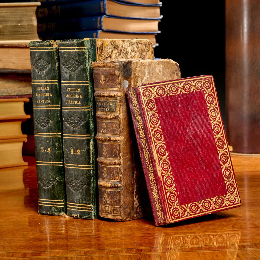 (4) Antique Italian vols., 18th/19th c. (1 of 6)