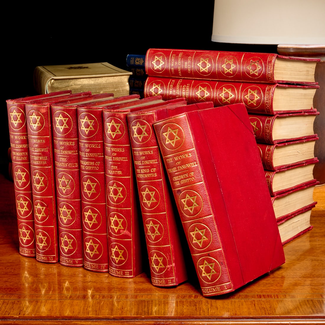 Works of Israel Zangwill, (14) vols., signed (1 of 5)