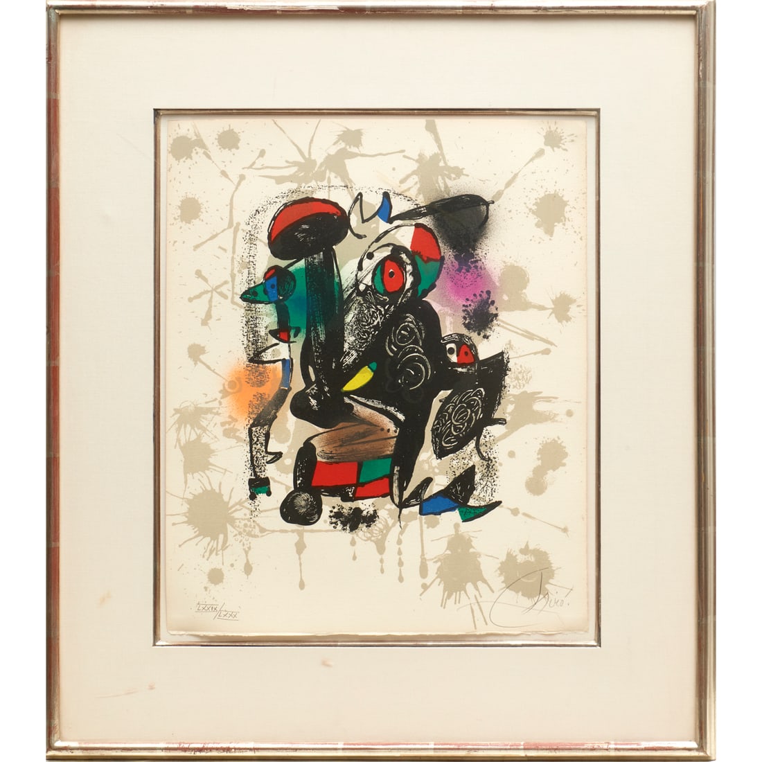 Joan Miro, large lithograph, signed (1 of 8)