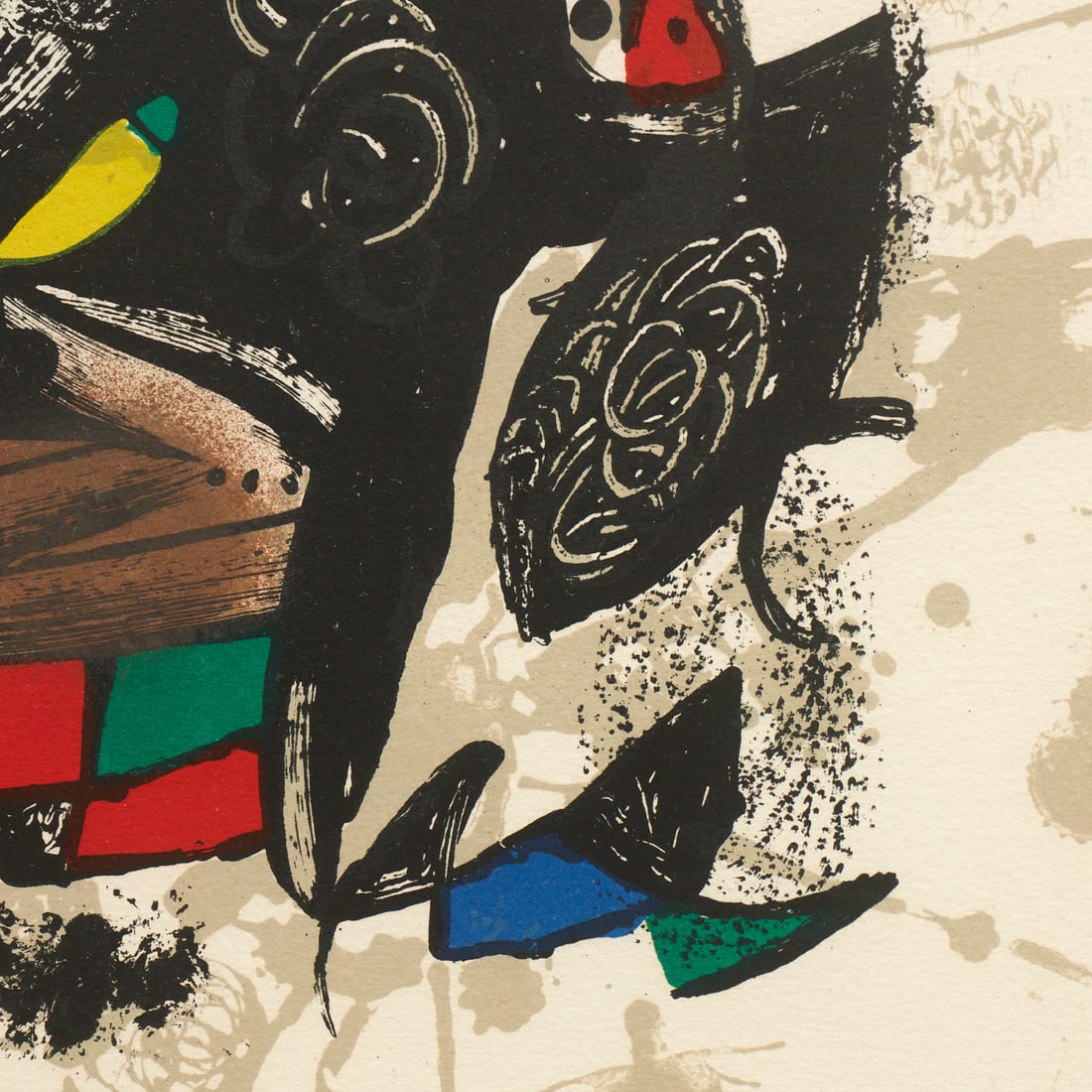 Joan Miro, large lithograph, signed - 3