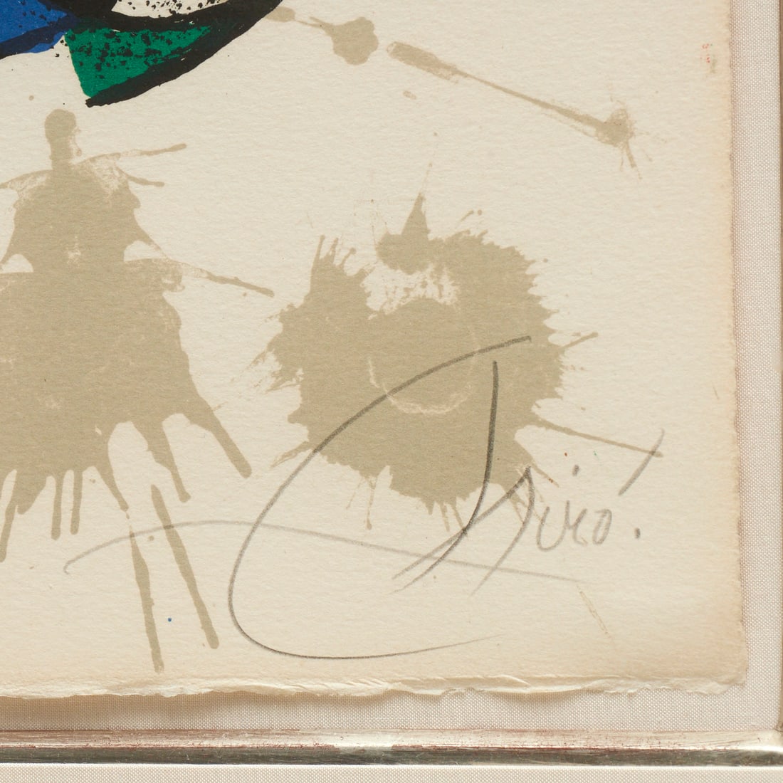 Joan Miro, large lithograph, signed - 5