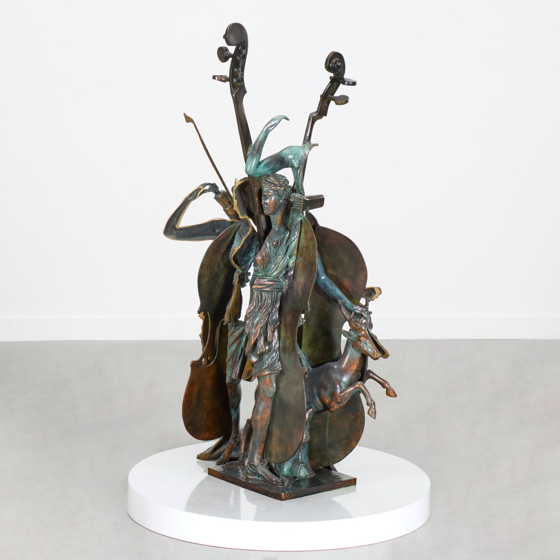 Arman, large bronze sculpture, c. 1989 (1 of 9)