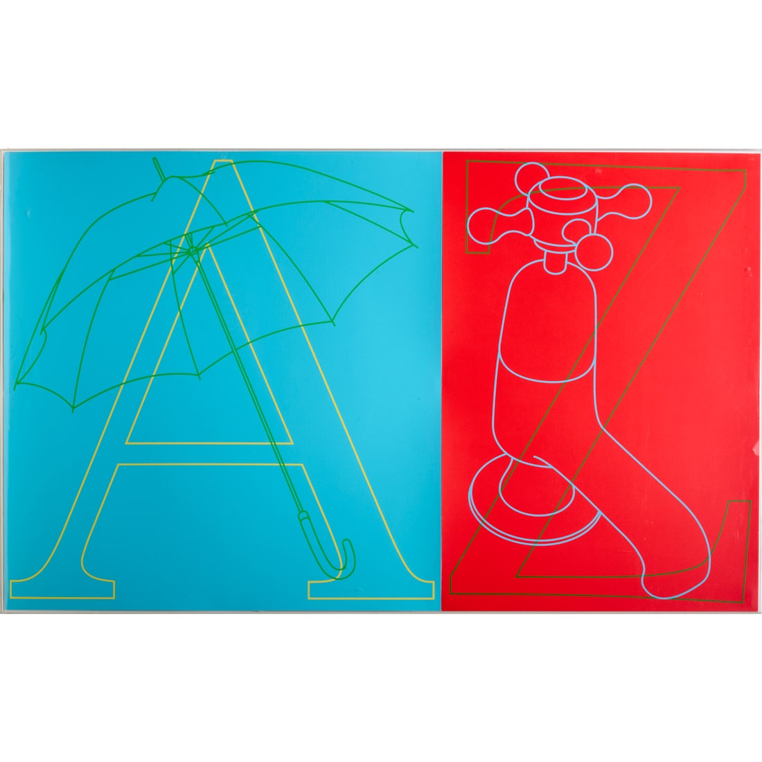 Michael Craig-Martin, (2) screenprints, 2007 (1 of 7)