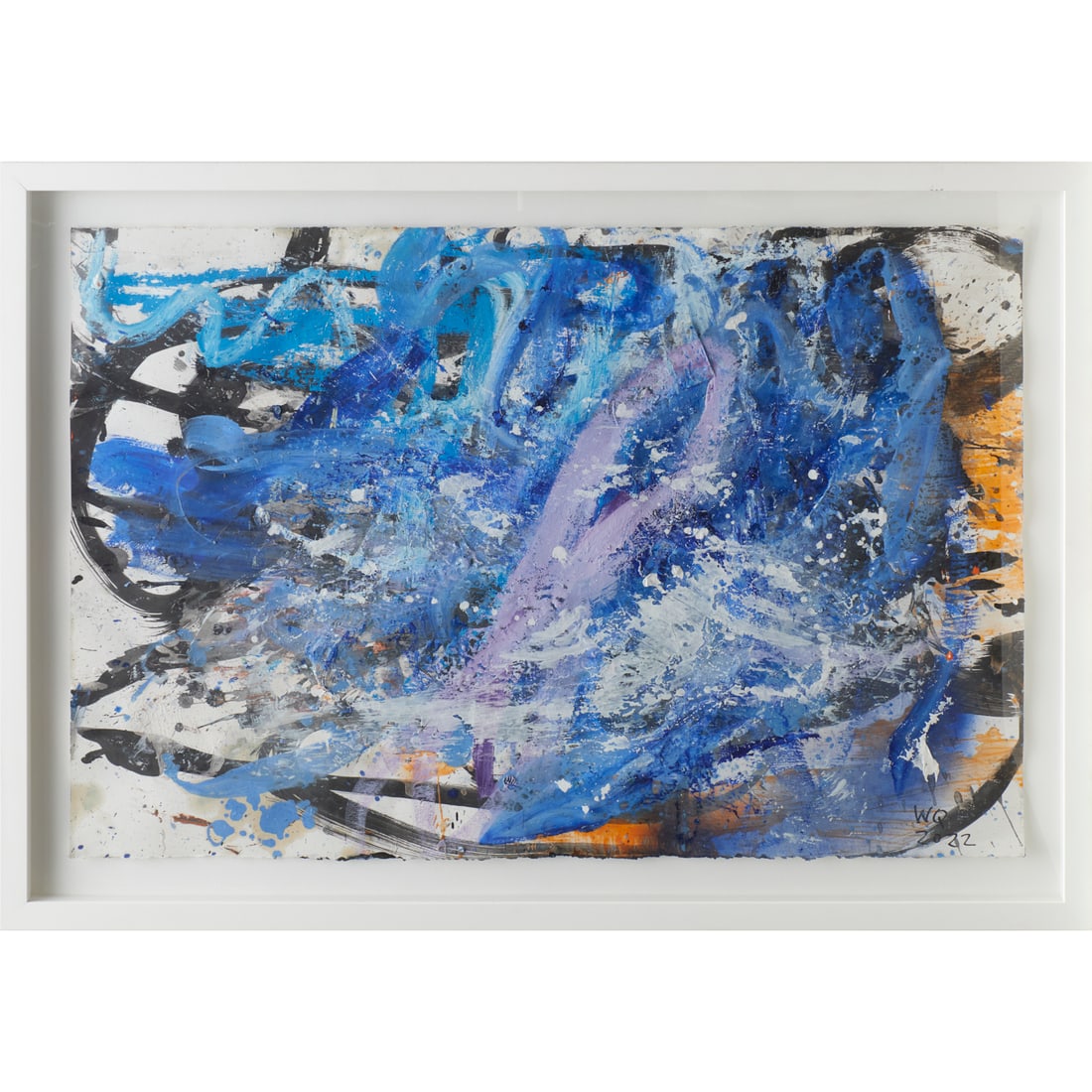 William Quigley, mixed media on paper, 2022 (1 of 9)