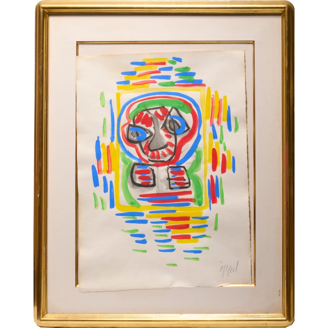 Karel Appel, aquatint and gouache on paper (1 of 6)