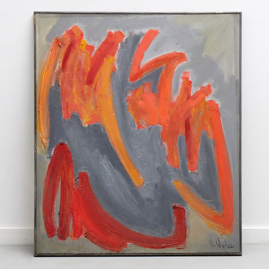 Virginia Wylie, large oil on canvas (1 of 7)