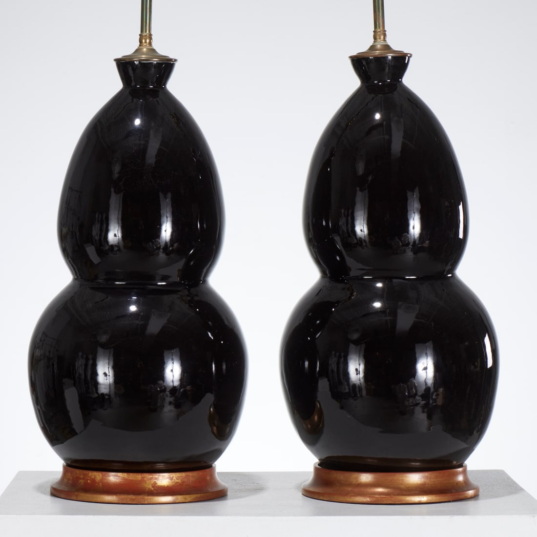 Christopher Spitzmiller, pair double gourd lamps (1 of 9)