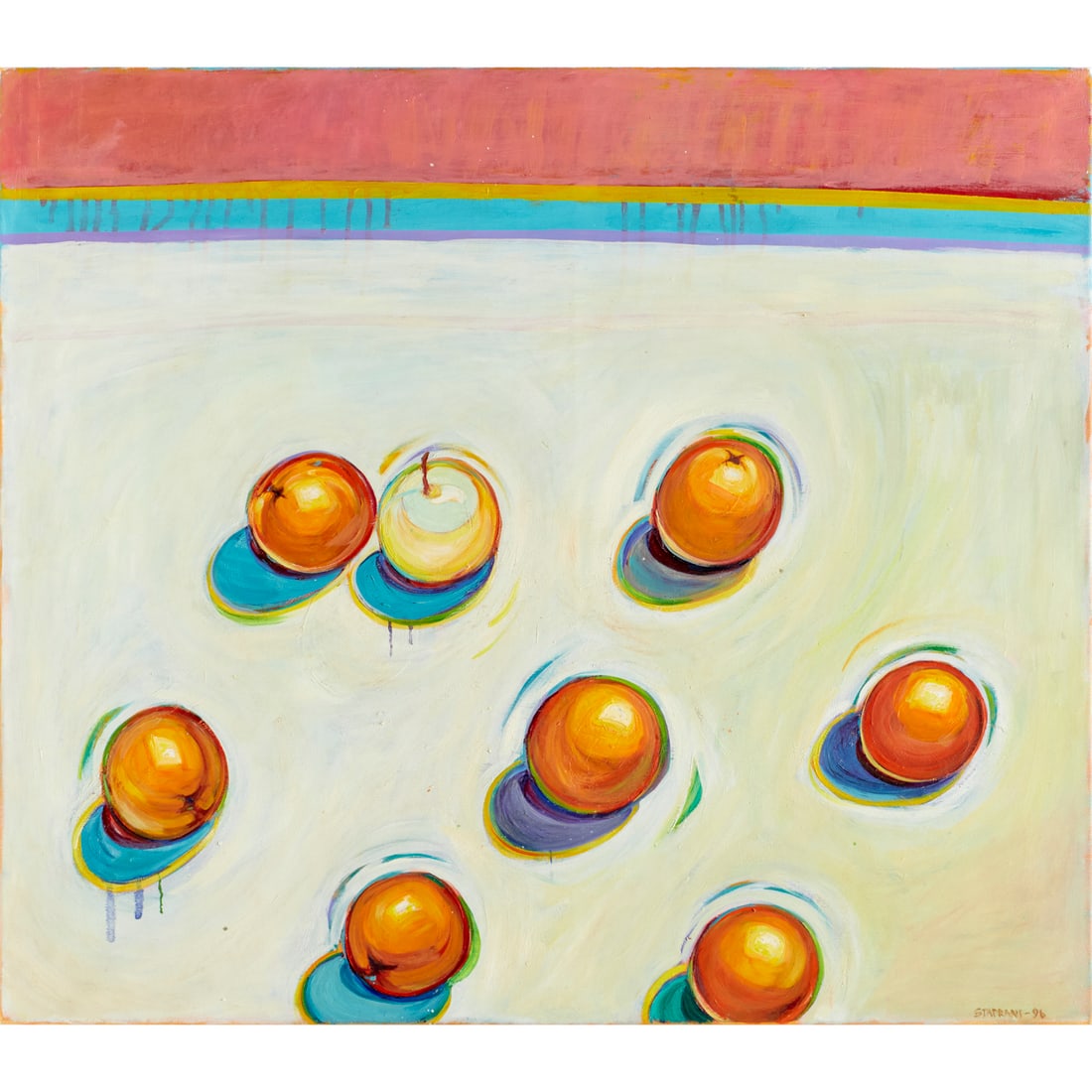 Raimonds Staprans (attrib), oil on canvas, 1996 (1 of 8)