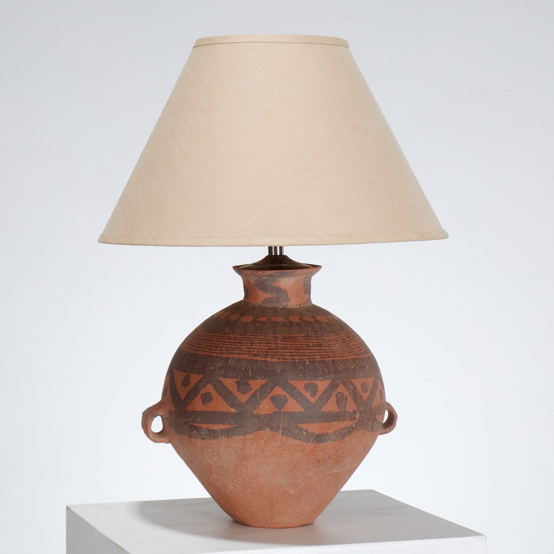 Peter Marino designed Chinese pottery lamp (1 of 7)