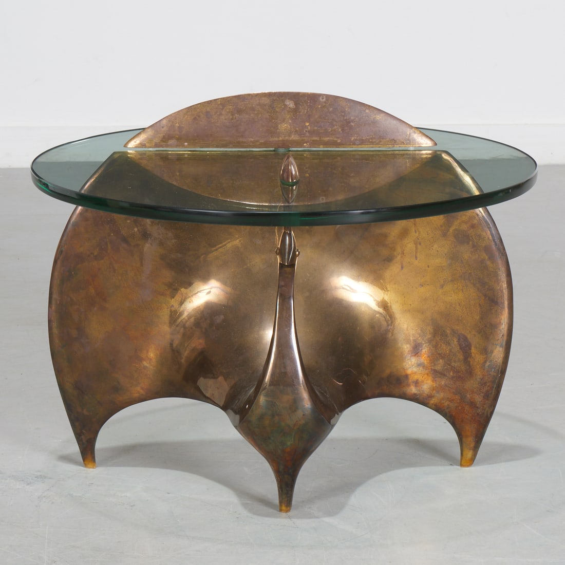 Jonathan Adler, brass peacock table - 2