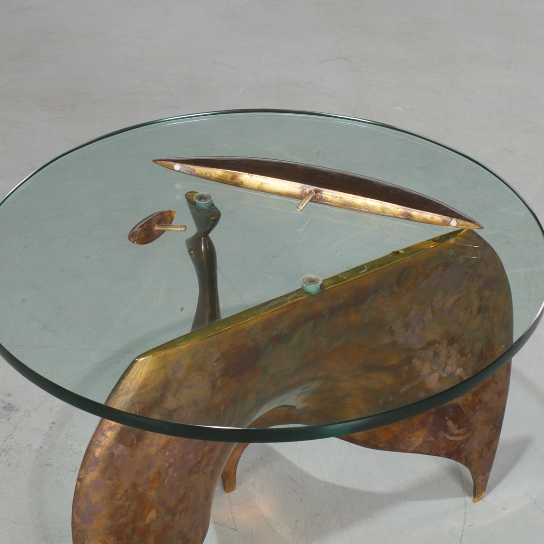 Jonathan Adler, brass peacock table - 7