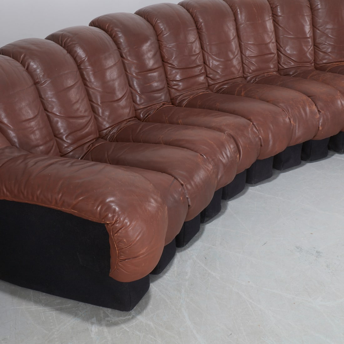 De Sede "Non-Stop" leather sectional sofa - 2