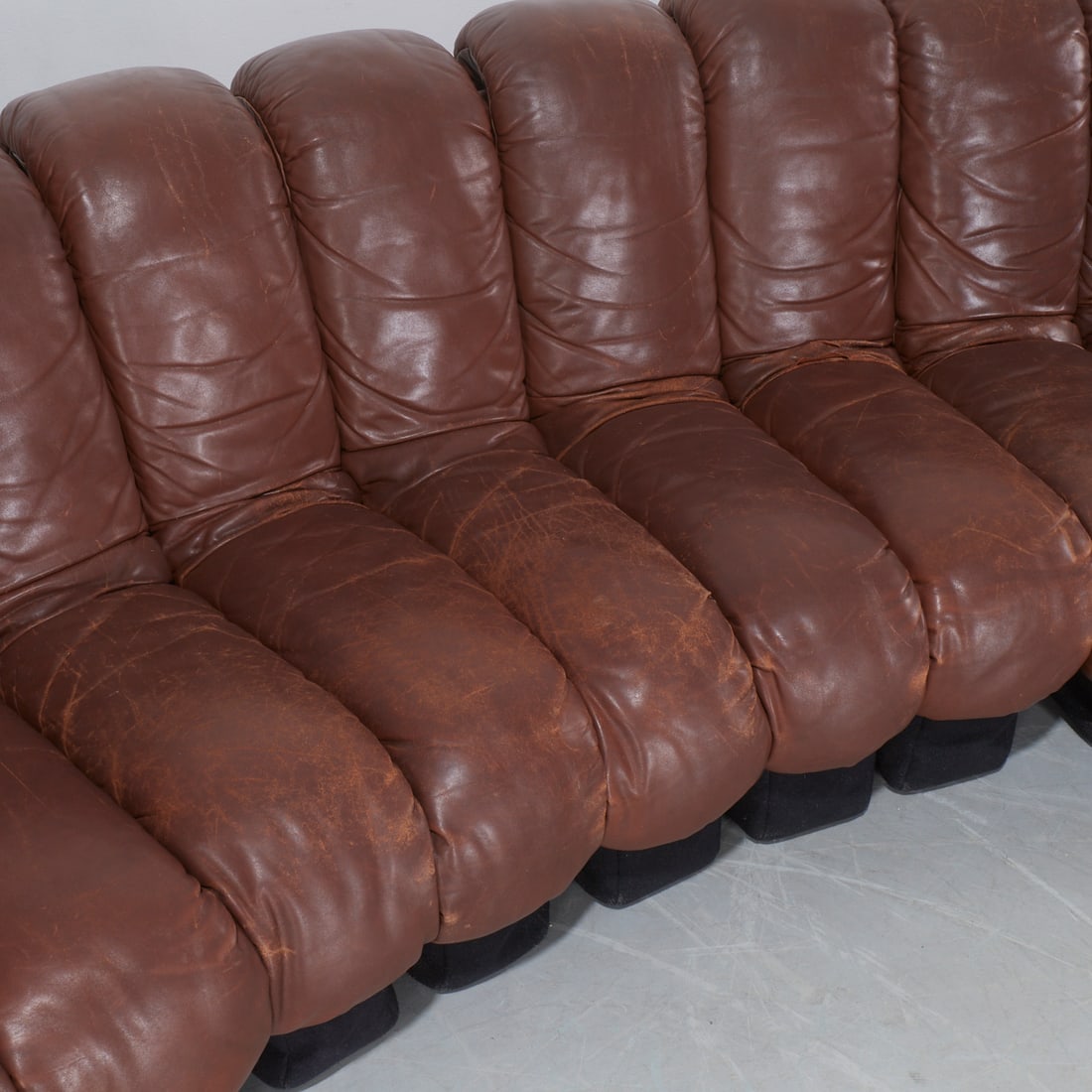 De Sede "Non-Stop" leather sectional sofa - 5