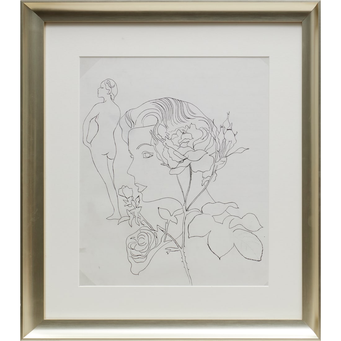 Andy Warhol, ink on paper, c. 1957 (1 of 12)